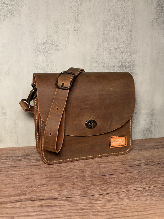 Leather Crossbody Bag - Sweet Tea Craftworks