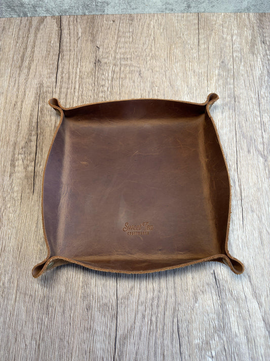 Leather Catch-all - Sweet Tea Craftworks